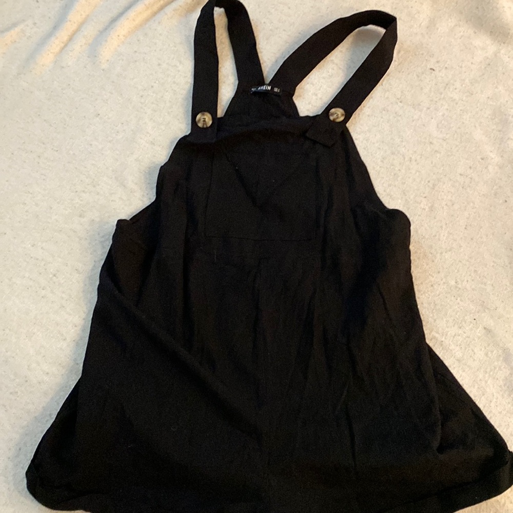 Shein black overalls